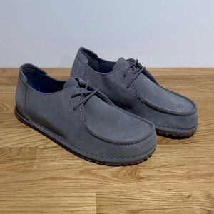 Brand new Birkenstock Utti Lace size 9 Men's Gray Suede Lace-Up Sneakers